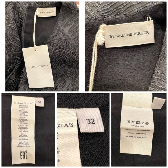 NWT By Malene Birger Lethia Jacquard Midi Dress - Picture 14 of 15